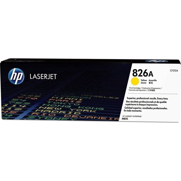 HP 826A Γνήσιο Toner Laser Εκτυπωτή Κίτρινο 31500 Σελίδων CF312A