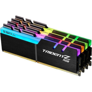G.Skill Trident Z RGB DDR4 64GB RAM με 4x16GB Modules και Ταχύτητα 3200 για Desktop Κωδικός F4-3200C16Q-64GTZR