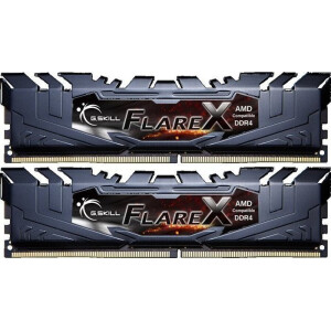 G.Skill Flare X for AMD DDR4 16GB RAM με 2x8GB Modules και Ταχύτητα 3200 για Desktop Κωδικός F4-3200C16D-16GFX