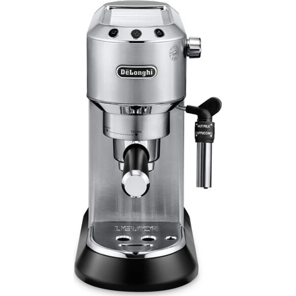 DeLonghi Dedica Pump Μηχανή Espresso 1300W Πίεσης 15bar Ασημί