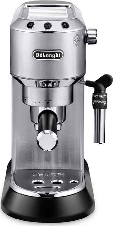 DeLonghi Dedica Pump Μηχανή Espresso 1300W Πίεσης 15bar Ασημί