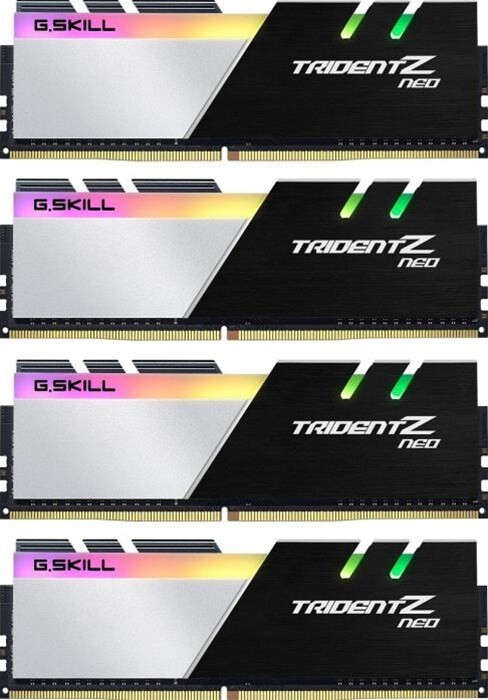 G.Skill Trident Z Neo DDR4 32GB RAM με 4x8GB Modules και Ταχύτητα 3600 για Desktop Κωδικός F4-3600C18Q-32GTZN