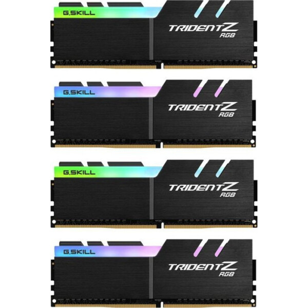 G.Skill Trident Z RGB DDR4 32GB RAM με 4x8GB Modules και Ταχύτητα 4000 για Desktop Κωδικός F4-4000C18Q-32GTZRB