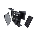 Fractal Design Meshify C Dark Tempered Glass Gaming Midi Tower Κουτί Υπολογιστή με Πλαϊνό Παράθυρο Μαύρο