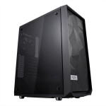 Fractal Design Meshify C Dark Tempered Glass Gaming Midi Tower Κουτί Υπολογιστή με Πλαϊνό Παράθυρο Μαύρο