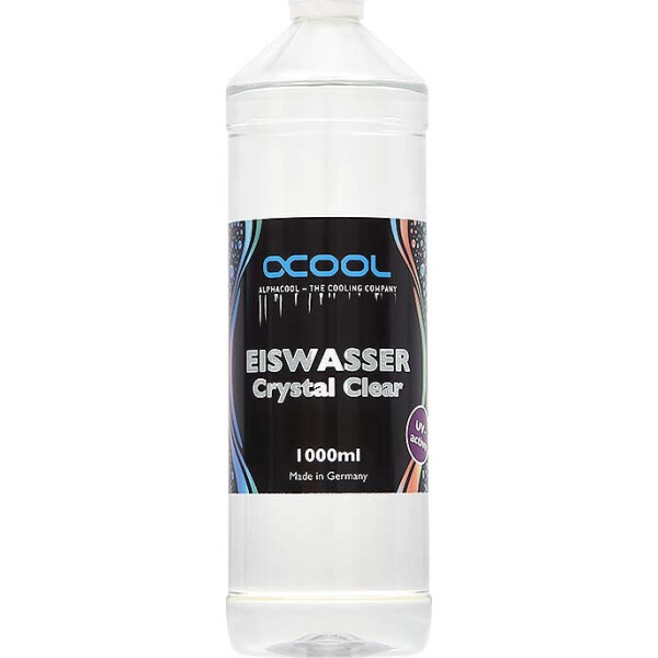 Alphacool Eiswasser Crystal Clear UV-active Ready Mix 1000ml Ψυκτικό Υγρό Διάφανο
