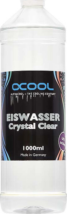 Alphacool Eiswasser Crystal Clear UV-active Ready Mix 1000ml Ψυκτικό Υγρό Διάφανο