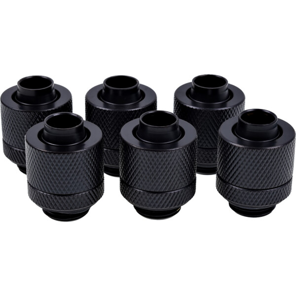 Alphacool Icicle 13 / 10mm Screw G1 / 4 Fittings Μαύρο