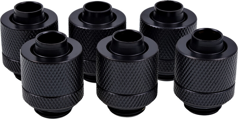 Alphacool Icicle 13 / 10mm Screw G1 / 4 Fittings Μαύρο