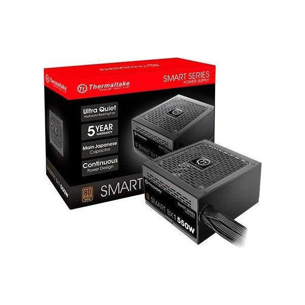 Thermaltake Smart BX1 550W 550W Μαύρο Τροφοδοτικό Υπολογιστή Full Wired 80 Plus Bronze