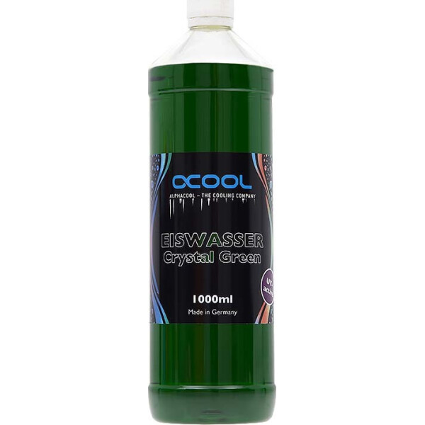 Alphacool Eiswasser Crystal Green UV-Active Ready Mix Ψυκτικό Υγρό Πράσινο