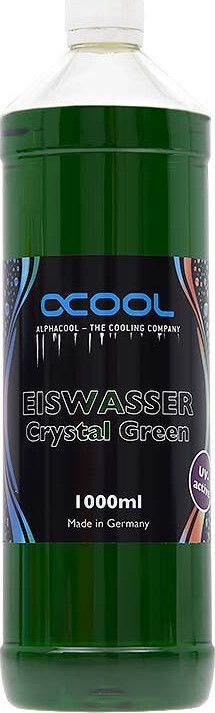 Alphacool Eiswasser Crystal Green UV-Active Ready Mix Ψυκτικό Υγρό Πράσινο