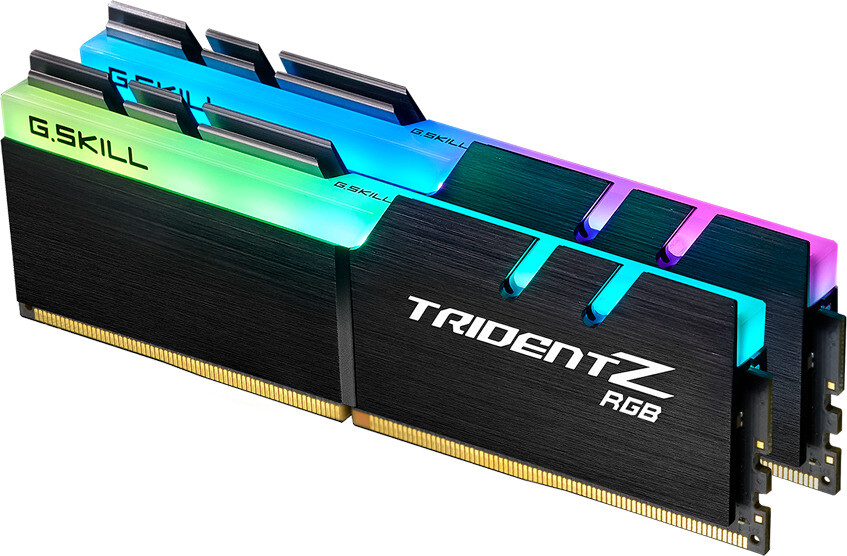 G.Skill Trident Z RGB DDR4 16GB RAM με 2x8GB Modules και Ταχύτητα 4000 για Desktop Κωδικός F4-4000C18D-16GTZRB