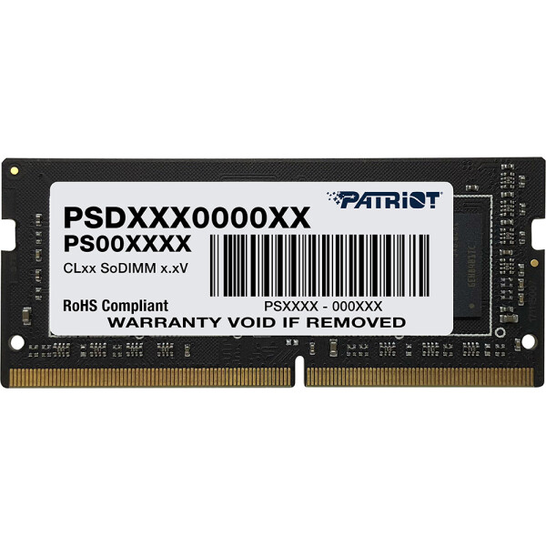 Patriot Signature DDR4 με Module 1x16GB και Ταχύτητα 2666 για Laptop Κωδικός PSD416G26662S