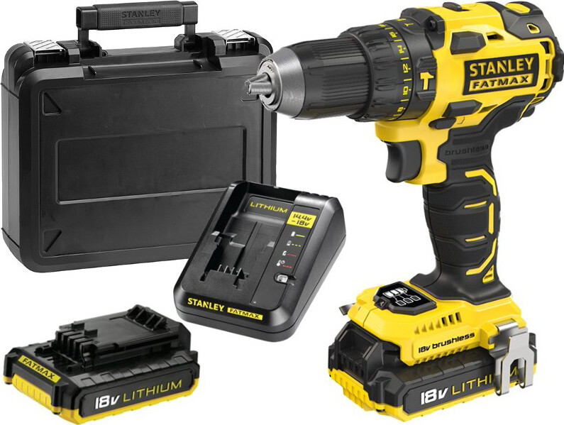 Stanley FMC627D2 Κρουστικό Δραπανοκατσάβιδο Μπαταρίας Brushless 18V 2x2Ah