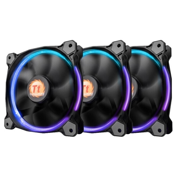 Thermaltake Riing 14 Case Fan 140mm 1400rpm / 51.15cfm με RGB Φωτισμό και Σύνδεση 4-Pin PWM 3τμχ