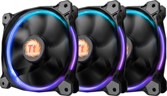 Thermaltake Riing 14 Case Fan 140mm 1400rpm / 51.15cfm με RGB Φωτισμό και Σύνδεση 4-Pin PWM 3τμχ