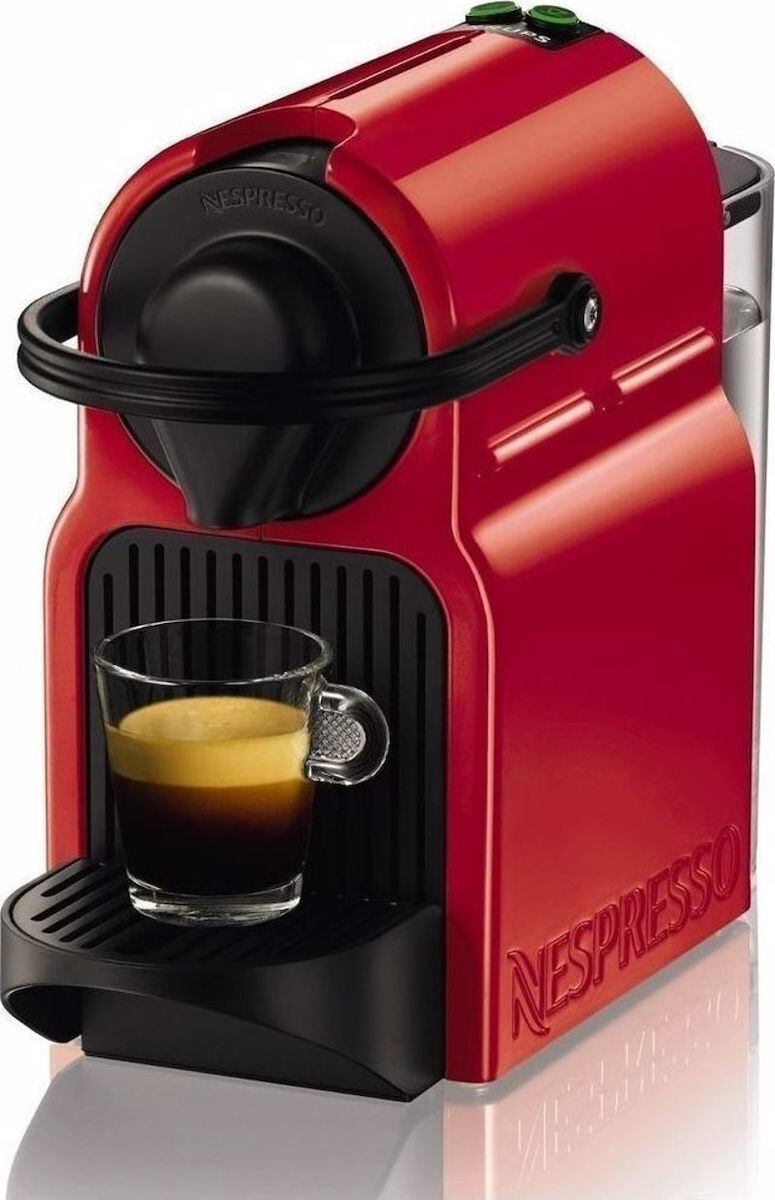 Krups Inissia Καφετιέρα για Κάψουλες Nespresso Πίεσης 19bar Red Κωδικός XN1005S
