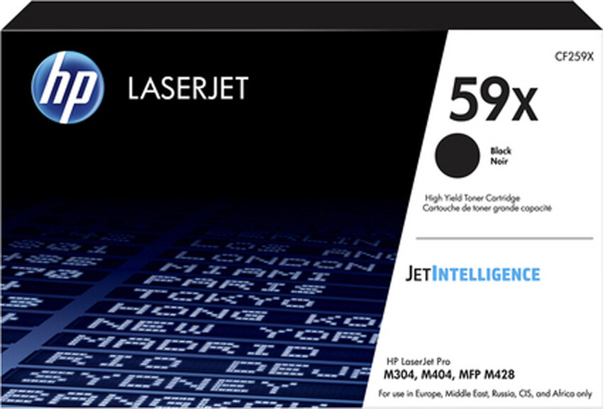 HP 59X Γνήσιο Toner Laser Εκτυπωτή Μαύρο High Yield 10000 Σελίδων CF259X