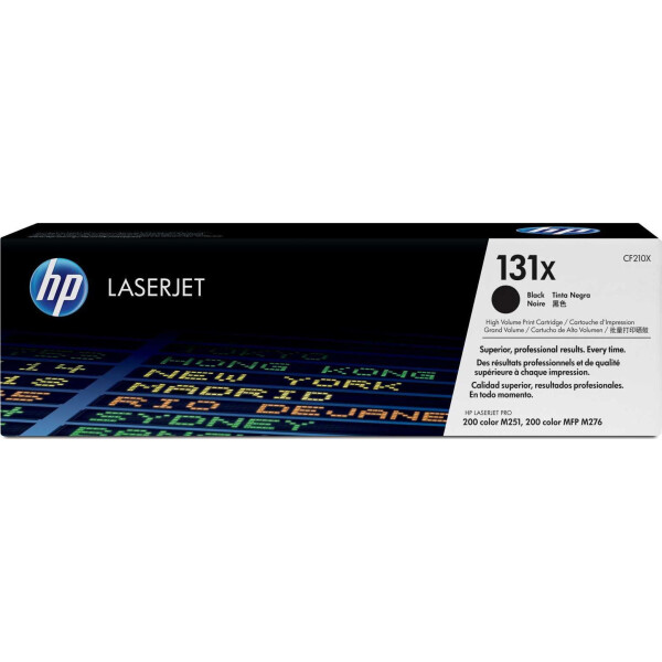 HP 131X Γνήσιο Toner Laser Εκτυπωτή Μαύρο High Yield 2400 Σελίδων CF210X