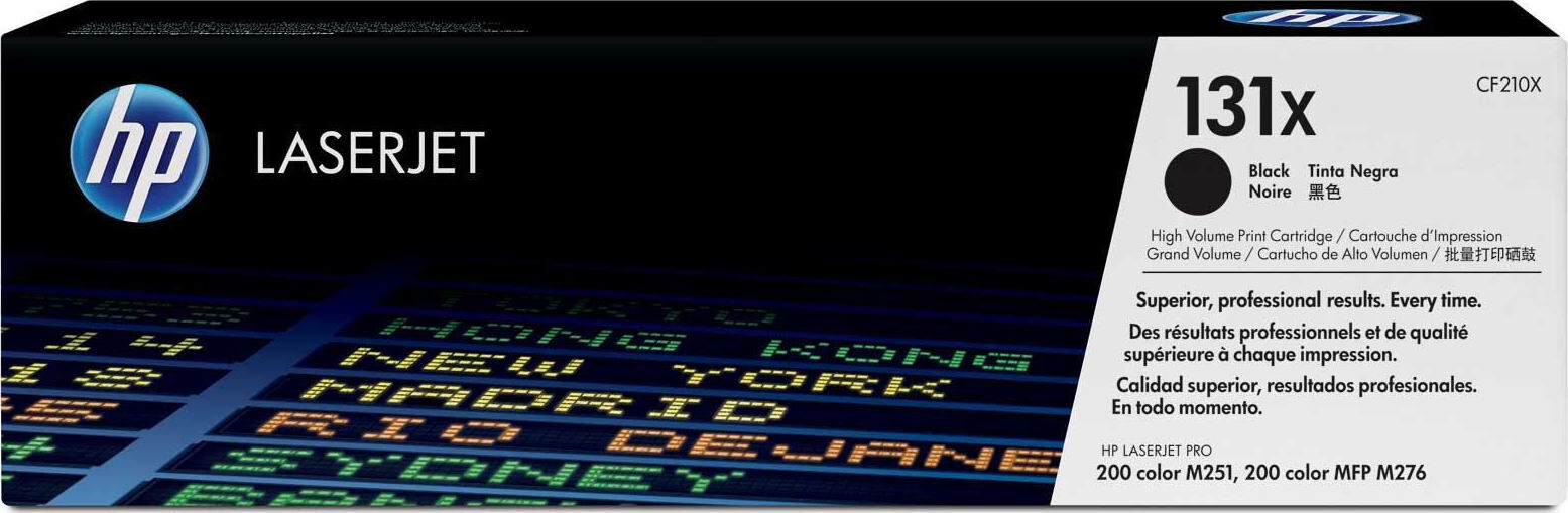 HP 131X Γνήσιο Toner Laser Εκτυπωτή Μαύρο High Yield 2400 Σελίδων CF210X