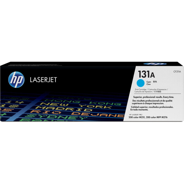 HP 131A Γνήσιο Toner Laser Εκτυπωτή Κυανό 1800 Σελίδων CF211A