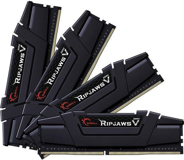 G.Skill Ripjaws V DDR4 32GB RAM με 4x8GB Modules και Ταχύτητα 3600 για Desktop Κωδικός F4-3600C18Q-32GVK