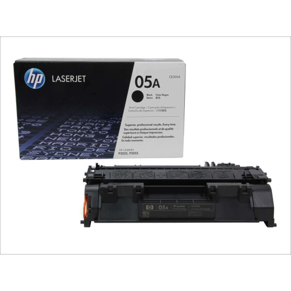 HP 05A Γνήσιο Toner Laser Εκτυπωτή Μαύρο 2300 Σελίδων CE505A