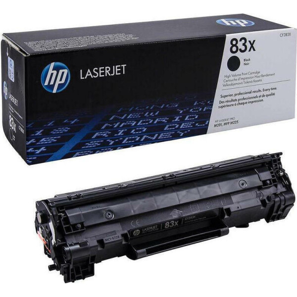 HP 83X Γνήσιο Toner Laser Εκτυπωτή Μαύρο High Yield 2200 Σελίδων CF283X