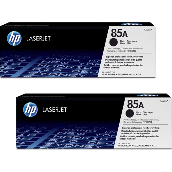 HP 85A Γνήσιο Multipack Toner Laser Εκτυπωτή Μαύρο 2τμχ CE285AD