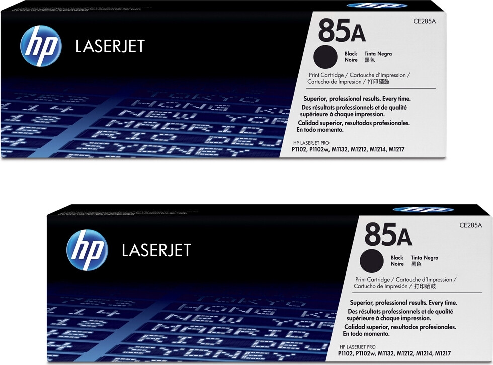 HP 85A Γνήσιο Multipack Toner Laser Εκτυπωτή Μαύρο 2τμχ CE285AD