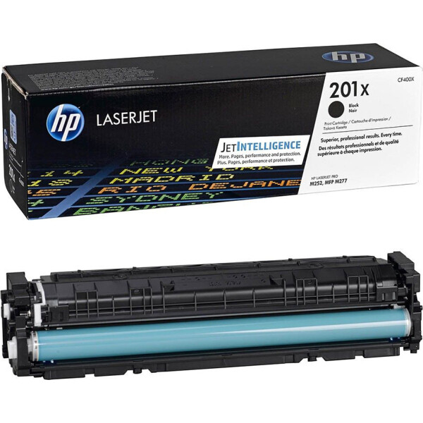 HP 201X Γνήσιο Toner Laser Εκτυπωτή Μαύρο High Yield 2800 Σελίδων CF400X