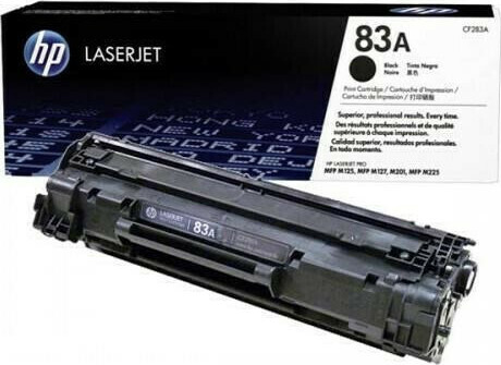 HP 83A Γνήσιο Toner Laser Εκτυπωτή Μαύρο 1500 Σελίδων CF283A