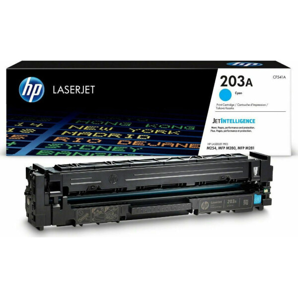 HP 203A Γνήσιο Toner Laser Εκτυπωτή Κυανό 1300 Σελίδων CF541A