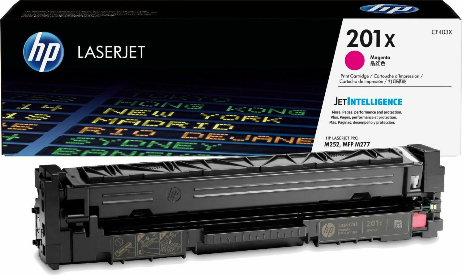 HP 201X Γνήσιο Toner Laser Εκτυπωτή Ματζέντα High Yield 2300 Σελίδων CF403X
