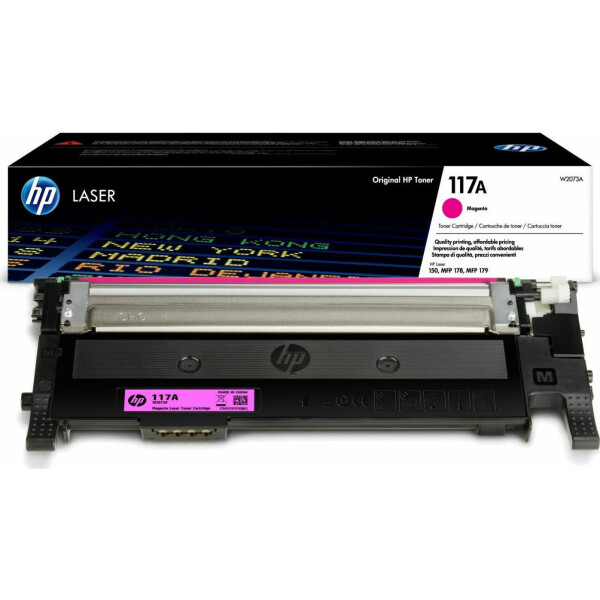 HP 117A Γνήσιο Toner Laser Εκτυπωτή Ματζέντα 700 Σελίδων W2073A