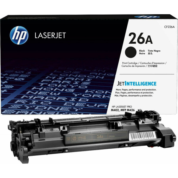 HP 26A Γνήσιο Toner Laser Εκτυπωτή Μαύρο 3100 Σελίδων CF226A
