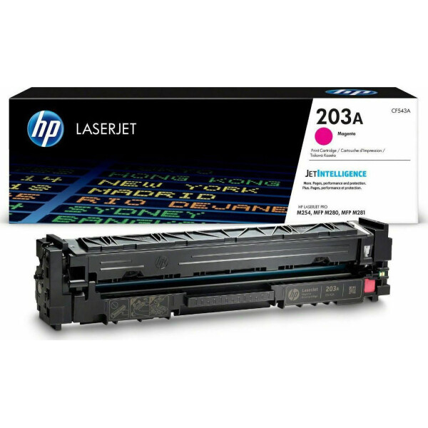 HP 203A Γνήσιο Toner Laser Εκτυπωτή Ματζέντα 1300 Σελίδων CF543A