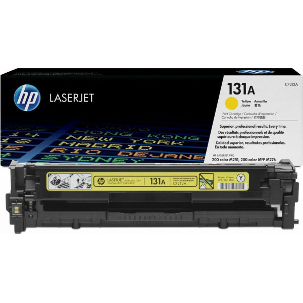 HP 131A Γνήσιο Toner Laser Εκτυπωτή Κίτρινο 1800 Σελίδων CF212A
