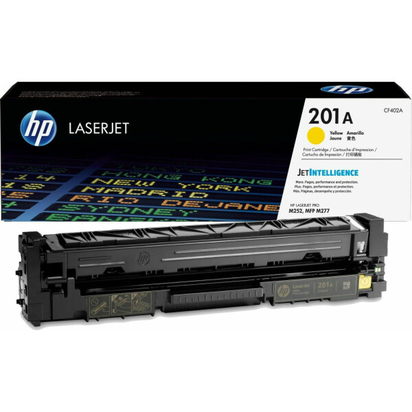 HP 201A Γνήσιο Toner Laser Εκτυπωτή Κίτρινο 1400 Σελίδων CF402A