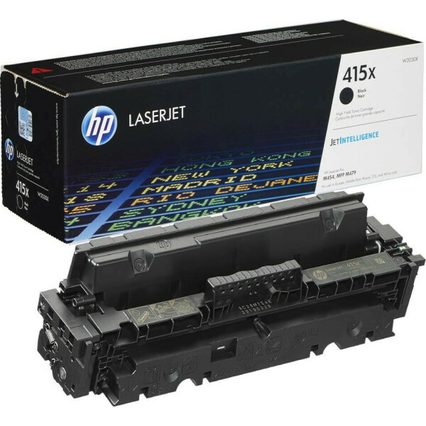 HP 415X Γνήσιο Toner Laser Εκτυπωτή Μαύρο High Yield 7500 Σελίδων W2030X