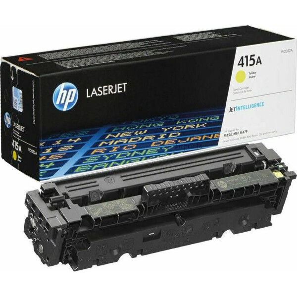 HP 415A Γνήσιο Toner Laser Εκτυπωτή Κίτρινο 2100 Σελίδων W2032A