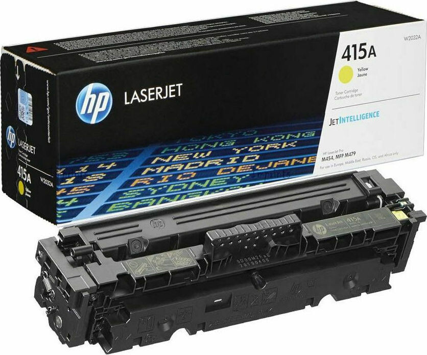 HP 415A Γνήσιο Toner Laser Εκτυπωτή Κίτρινο 2100 Σελίδων W2032A