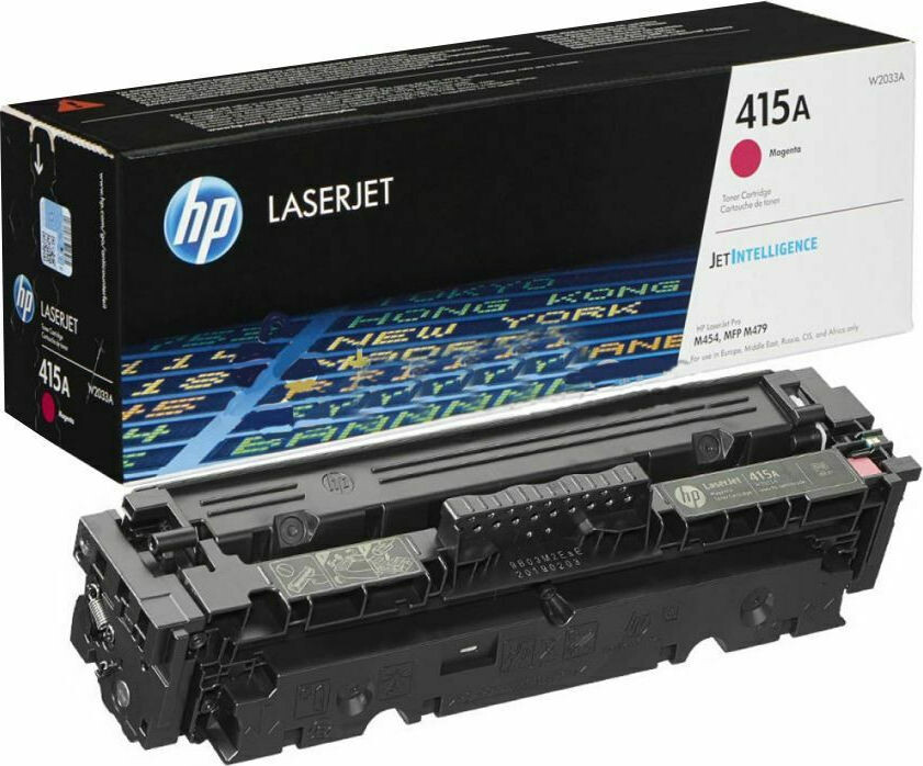 HP 415A Γνήσιο Toner Laser Εκτυπωτή Ματζέντα 2100 Σελίδων W2033A