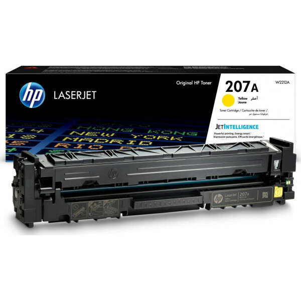 HP 207A Γνήσιο Toner Laser Εκτυπωτή Κίτρινο 1250 Σελίδων W2212A