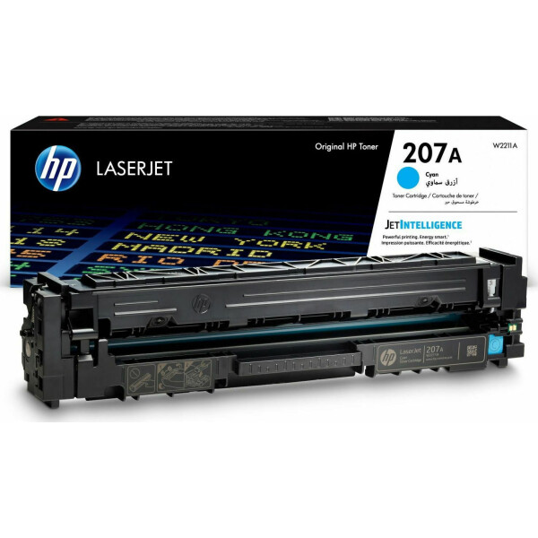 HP 207A Γνήσιο Toner Laser Εκτυπωτή Κυανό 1250 Σελίδων W2211A