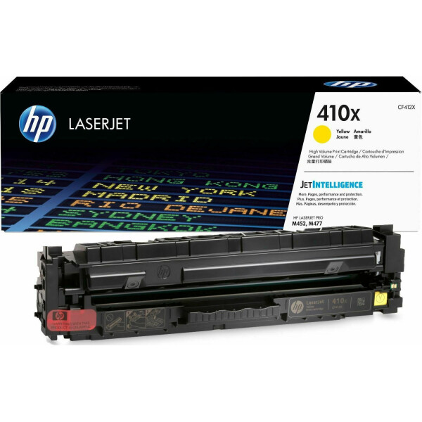 HP 410X Γνήσιο Toner Laser Εκτυπωτή Κίτρινο High Yield 5000 Σελίδων CF412X