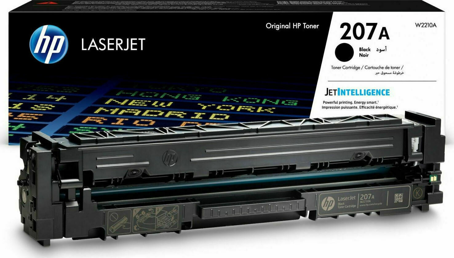 HP 207A Γνήσιο Toner Laser Εκτυπωτή Μαύρο 1350 Σελίδων W2210A