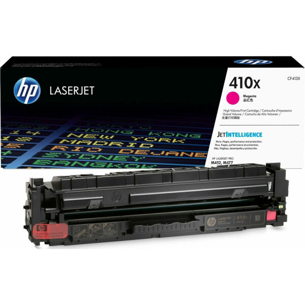 HP 410X Γνήσιο Toner Laser Εκτυπωτή Ματζέντα High Yield 5000 Σελίδων CF413X