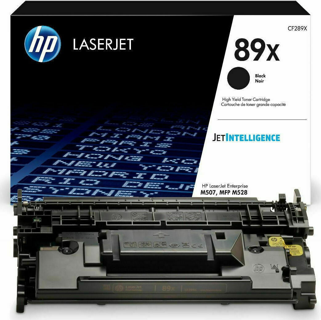 HP 89X Γνήσιο Toner Laser Εκτυπωτή Μαύρο High Yield 10000 Σελίδων CF289X